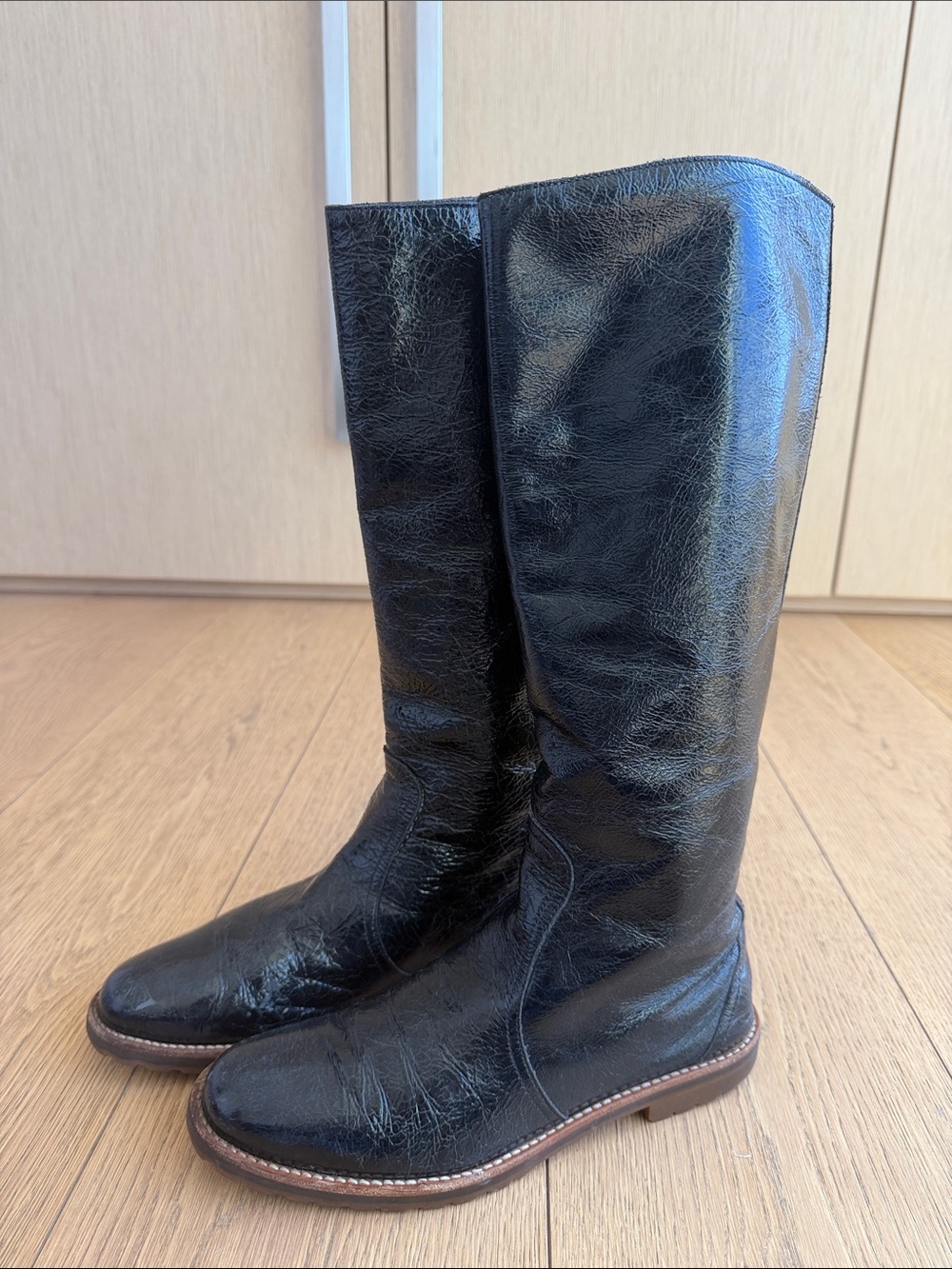 Barneys New York Navy Boots